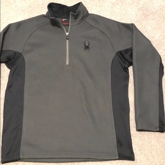 SPYDER quarter zip knit sweater, NWOT - Picture 2 of 9